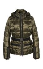 Bogner Gloria Hooded Quilted Satin-twill Down Jacket Size: 4