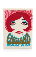 Moda Operandi Olympia Le-tan England Pan Am Embroidered Canvas Clutch