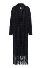 Akris Striped Wool And Cashmere-blend Duster