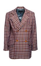 Anouki Checkered Oversized Blazer