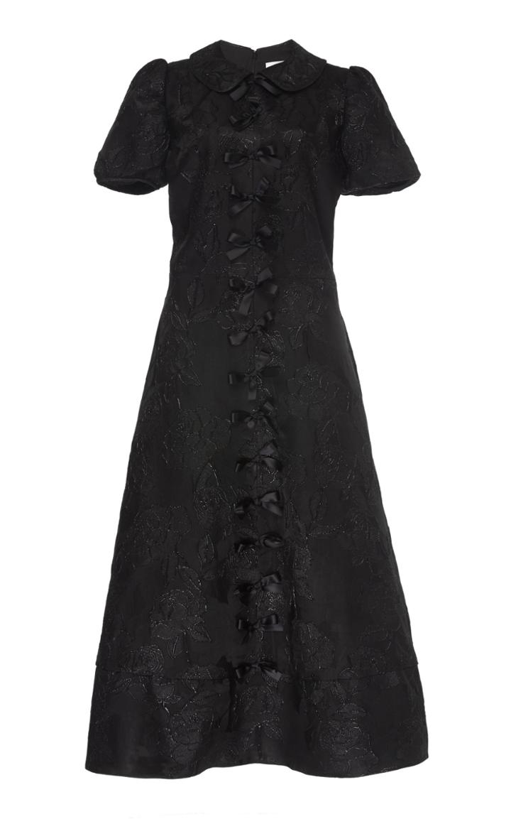 Ryan Lo Short Sleeved Butterfly Bows Dress