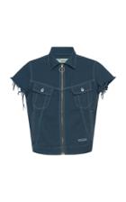 Off-white C/o Virgil Abloh Cut Off Jean Jacket