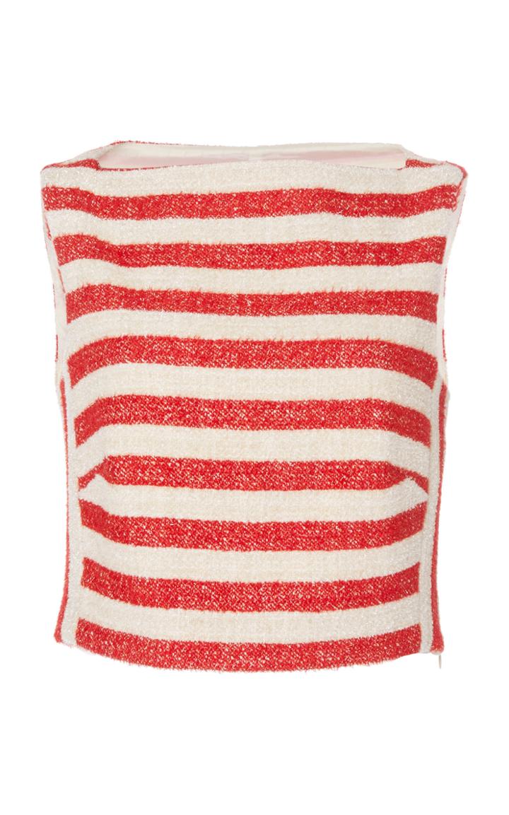 Martin Grant Boatneck Sleeveless Top
