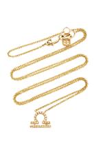 Sydney Evan Pave Libra Zodiac Sign Necklace