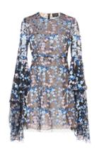 Giambattista Valli Floral Devore Sheath Dress