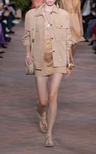 Moda Operandi Alberta Ferretti Goat Suede Over Jacket