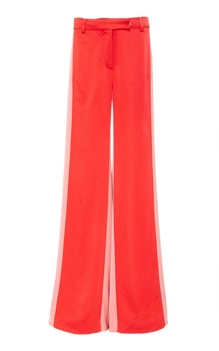 Alexis Flin Two-tone Duchess Satin Pants