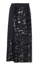 Rochas Ofphris Embroidered Cady Stretch Skirt