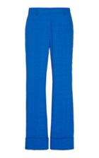 Moda Operandi Rochas Linen-blend Wide-leg Pants Size: 40