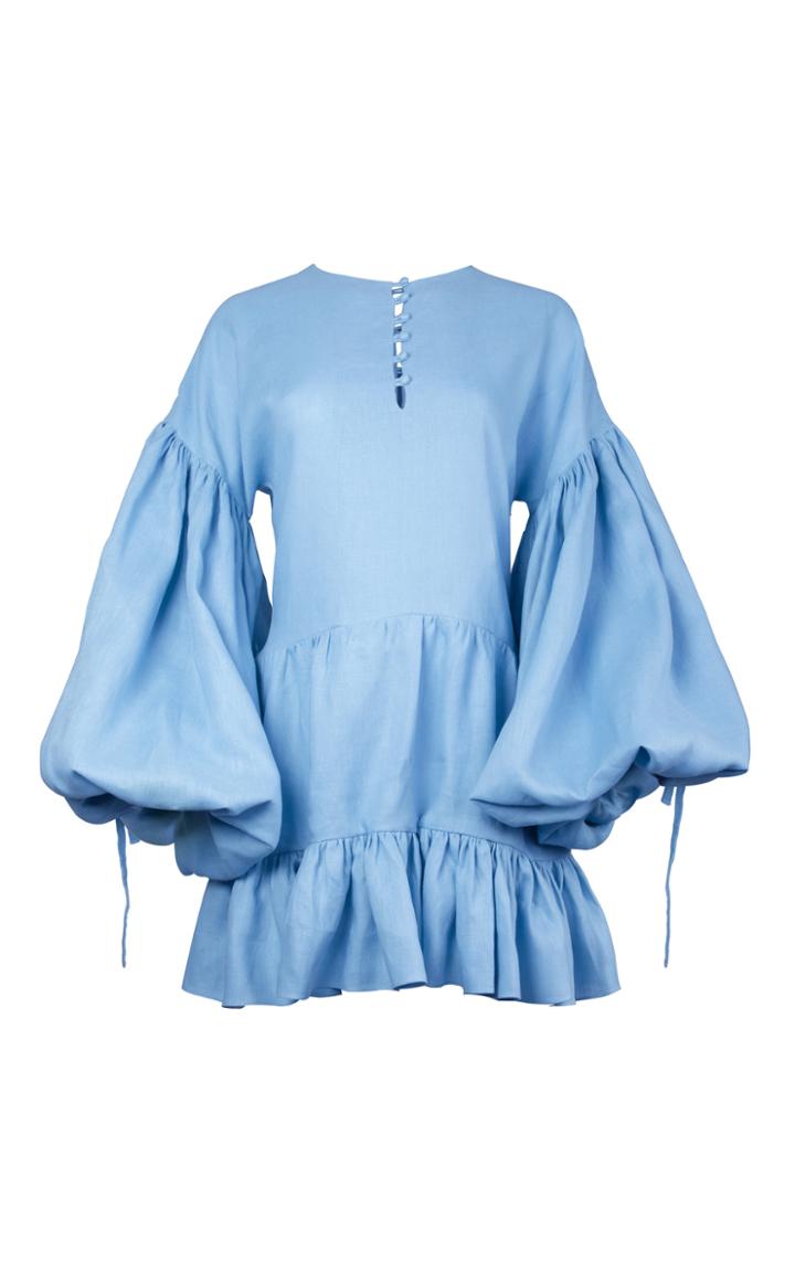 Moda Operandi Leal Daccarett Hint Linen Dress