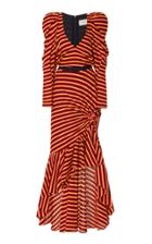 Hellessy Florine Striped Cotton Dress