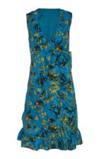 Anna Sui Fields Of Flowers Wrap-effect Dress