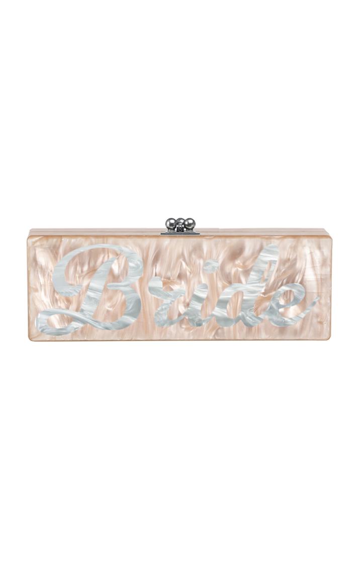 Edie Parker Flavia Bride Clutch