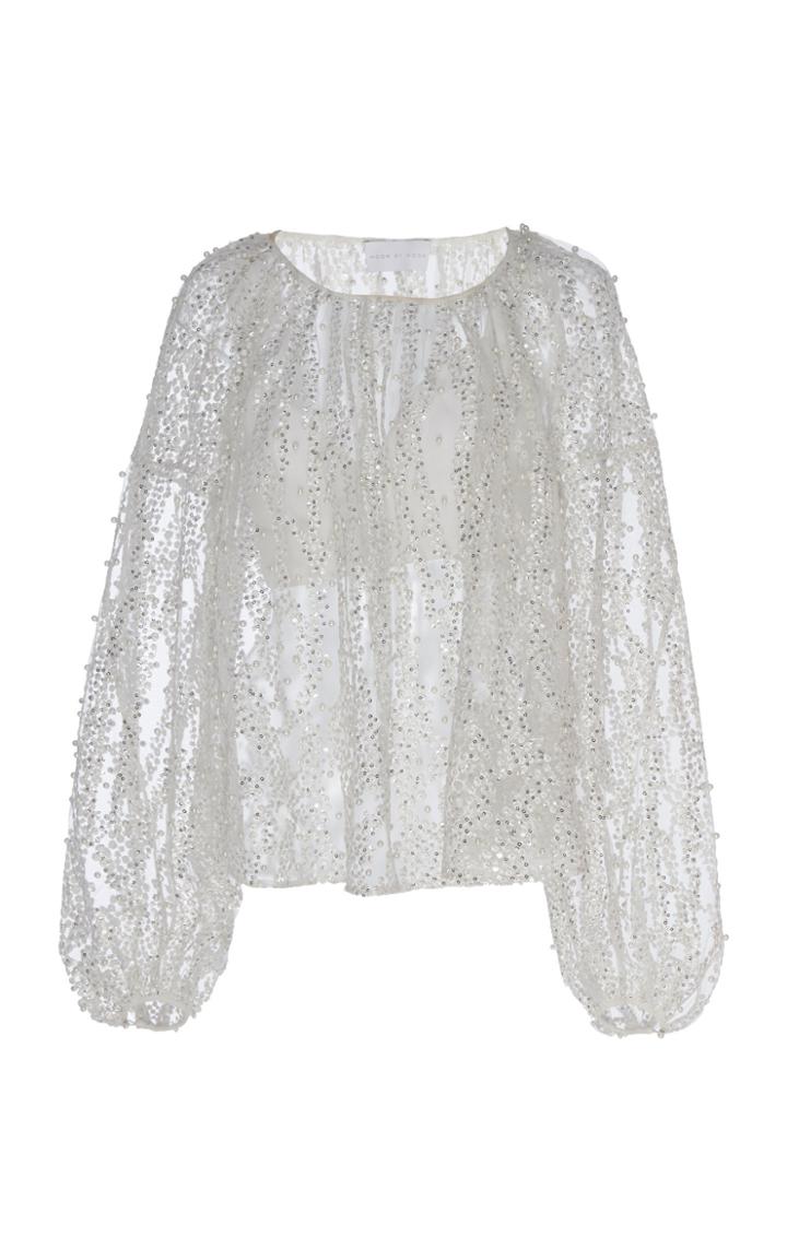 Noon By Noor Edinburgh Embroidered Top