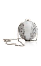 Marzook Silver Holograph Orb Shoulder Bag