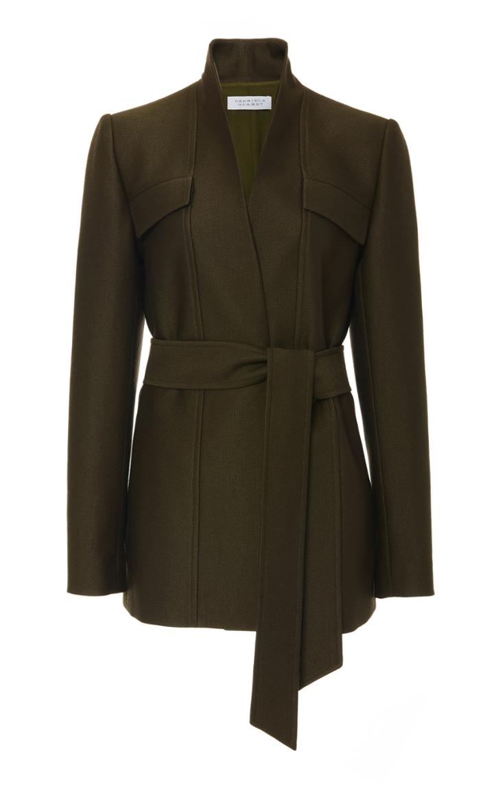 Moda Operandi Gabriela Hearst Proteus Wool-silk Blend Blazer Size: 40