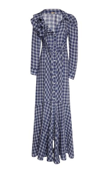 Johanna Ortiz Under New Mexico Skies Tartan Dress