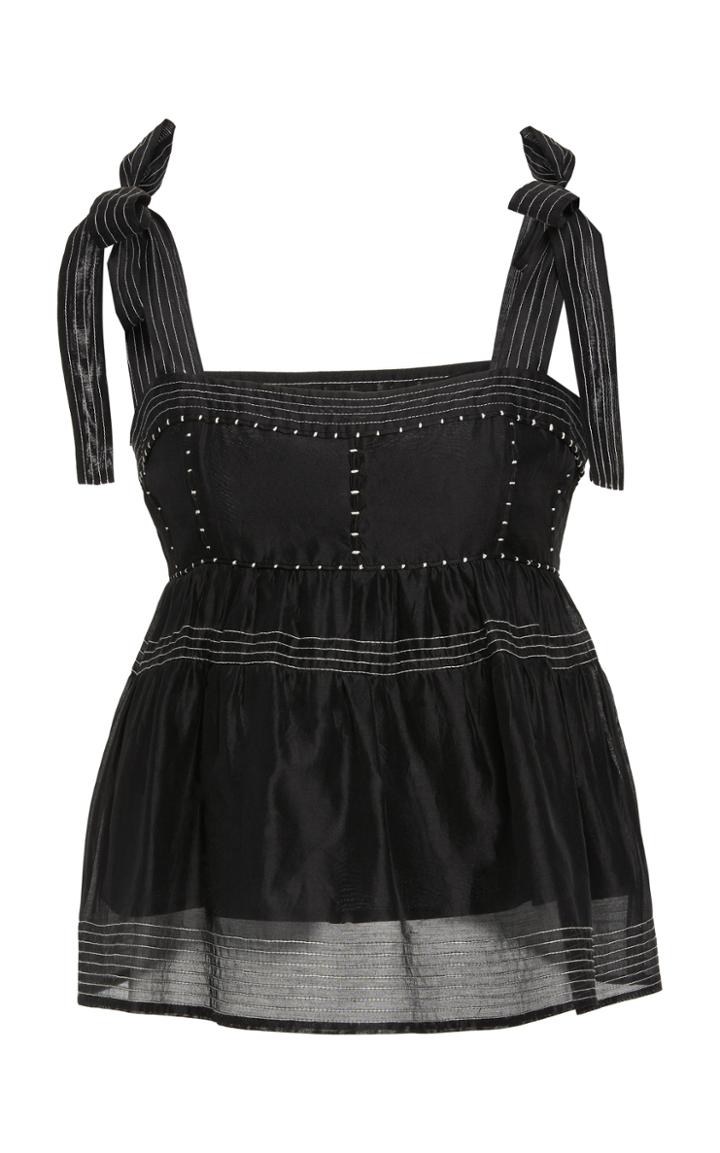 Ulla Johnson Evie Cotton And Silk Blend Tank