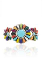 Fallon : Found Fallon: Found One-of-a-kind Rainbow Medallion Cuff