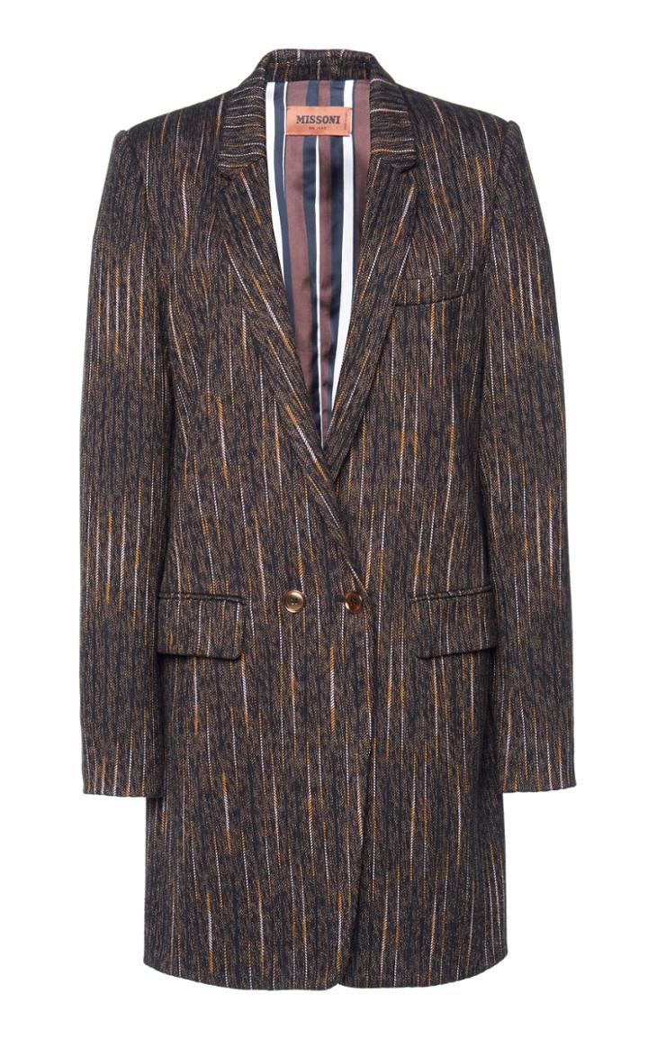 Moda Operandi Missoni Oversized Printed Cotton-blend Blazer