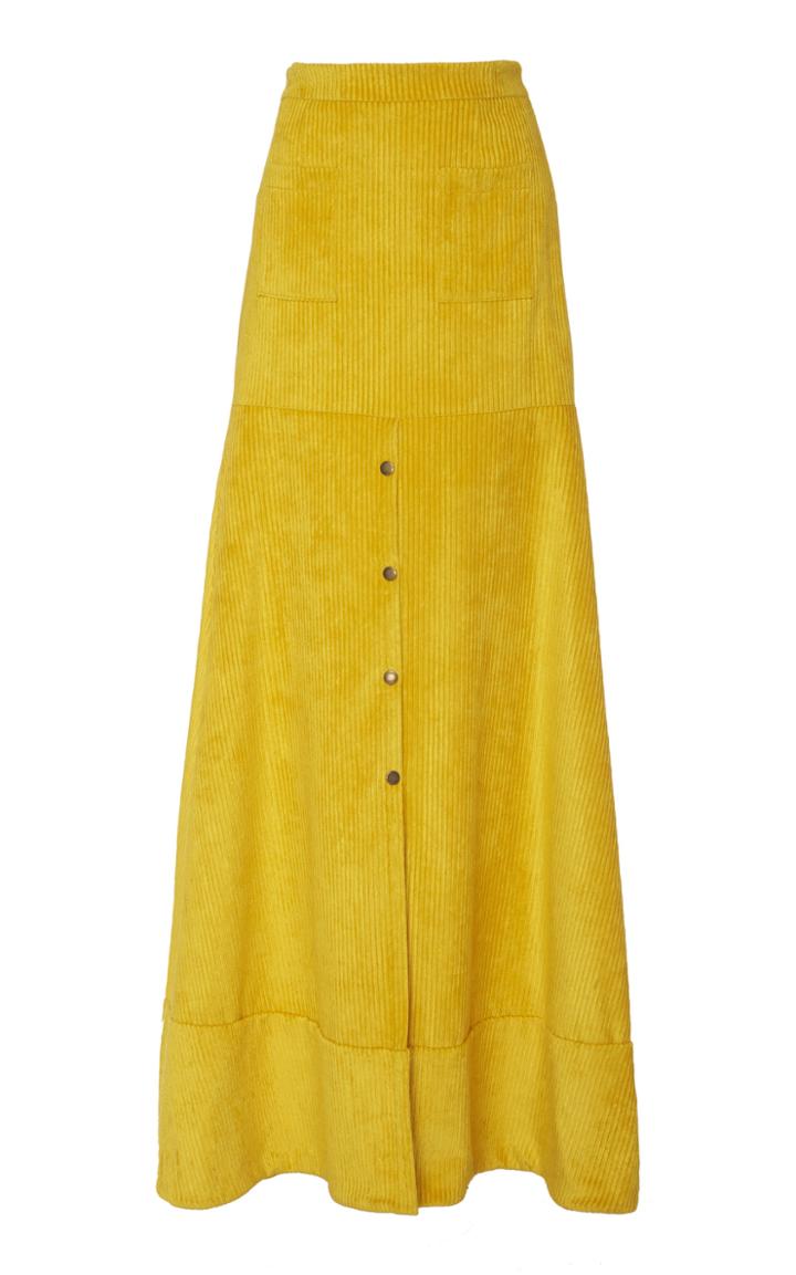 Hellessy Marisa Ribbed Maxi Skirt