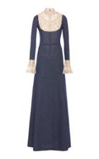 Moda Operandi Marc Jacobs Crochet-inset Metallic Jersey Maxi Dress Size: 0