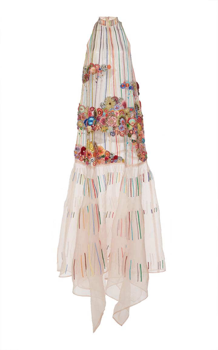 Rahul Mishra Flower Doppler Dress