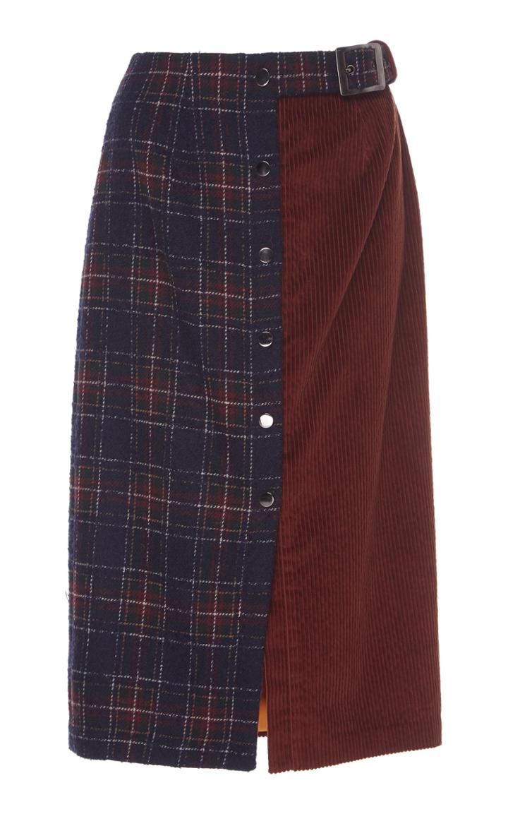 Rahul Mishra Andromeda Button Front Skirt