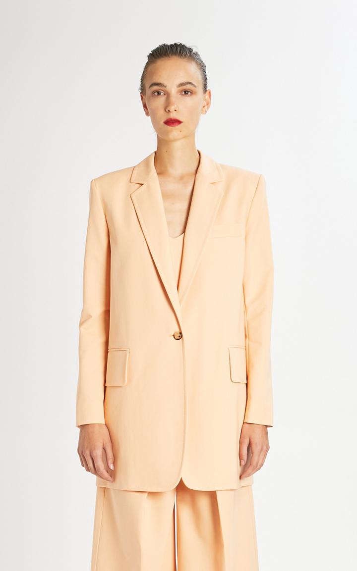 Moda Operandi Max Mara Marsala Cotton-gabardine Blazer