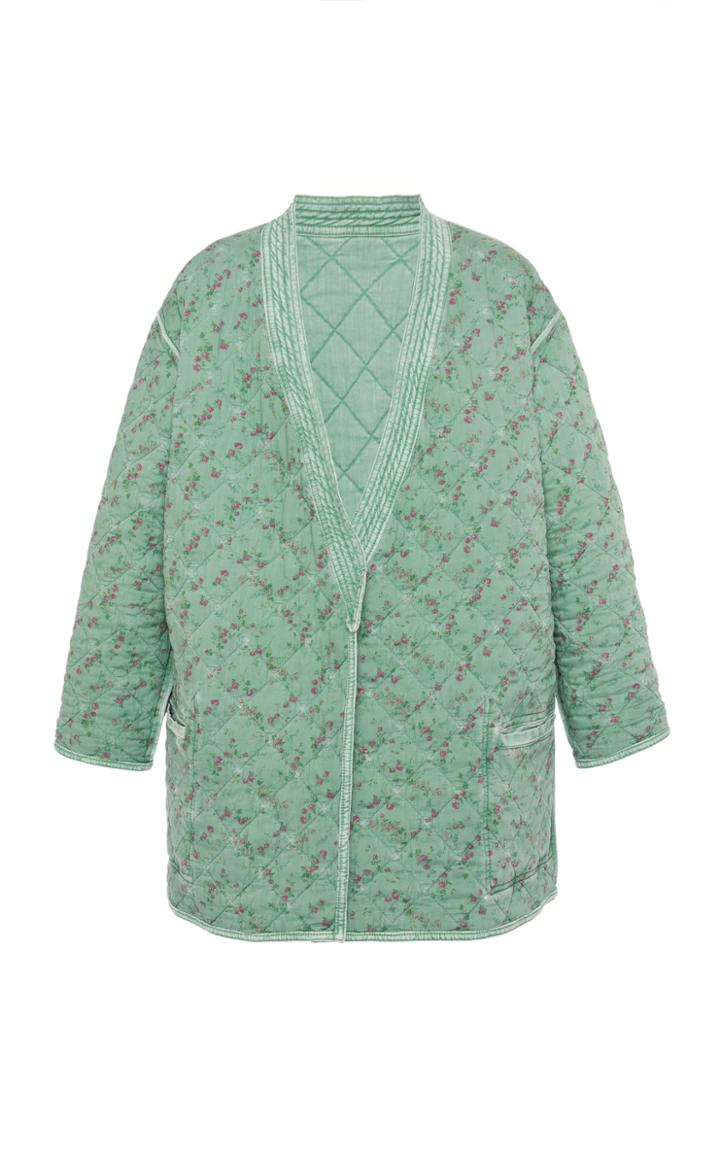 Moda Operandi Philosophy Di Lorenzo Serafini Quilted Oversize Cotton Jacket