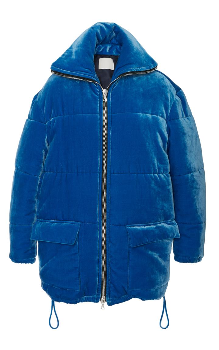 Dion Lee Velvet Puffer Jacket