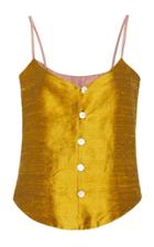Christine Alcalay Reversible Silk Sleeveless Top