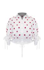 All Things Mochi Mimi Linen Embroidered Top