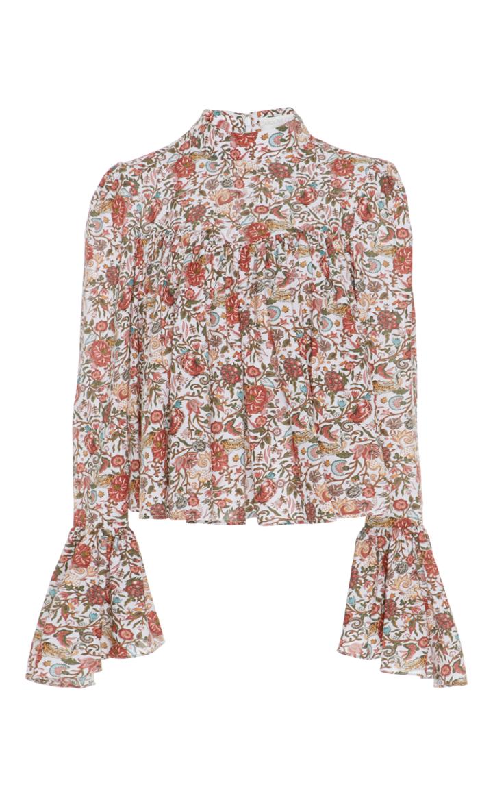 Caroline Constas Pleated James Top