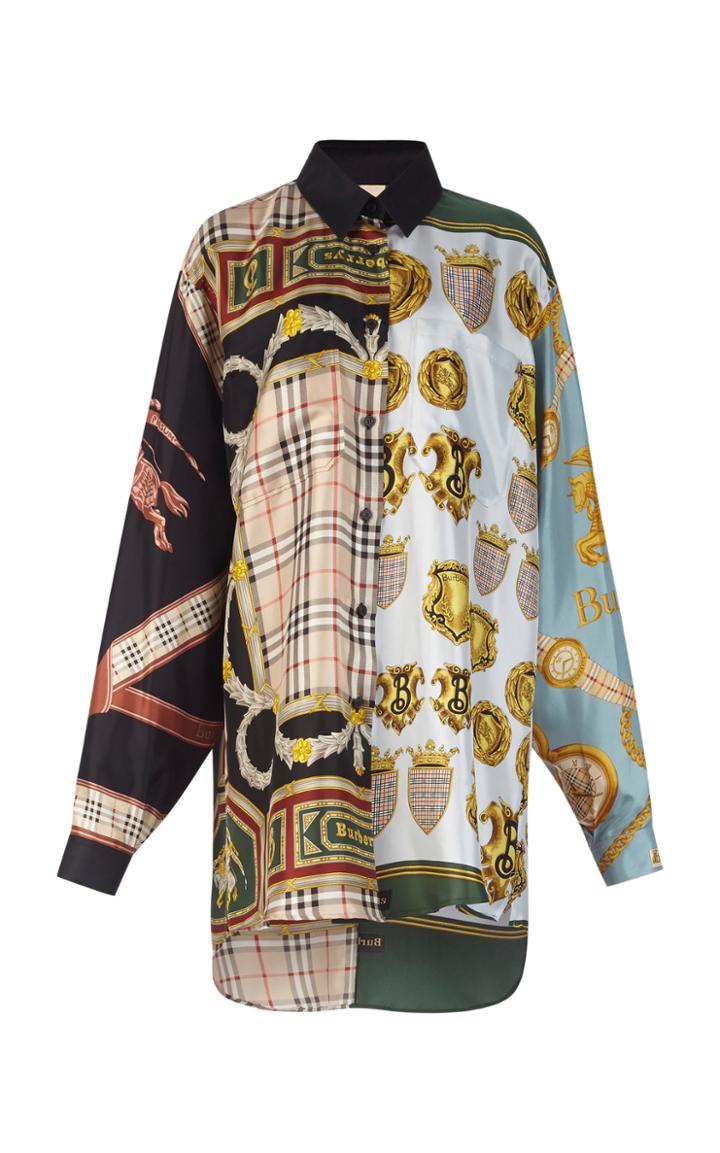 Burberry Silk Collared Shirt