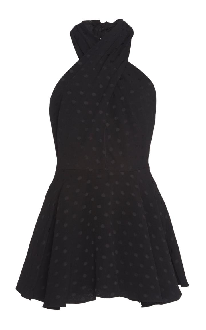Racil Gia Polka-dot Halter Neck Blouse
