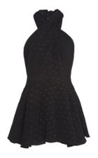 Racil Gia Polka-dot Halter Neck Blouse