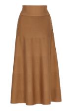 Agnona Fluid Silk Augmented Skirt