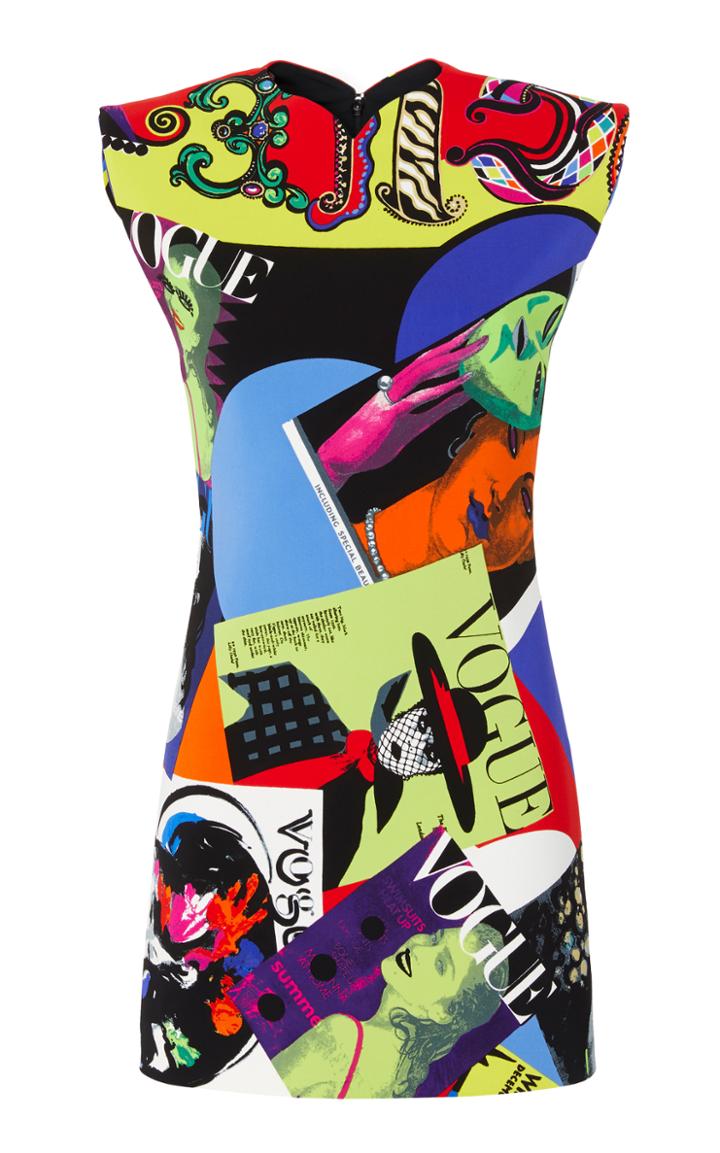 Versace Collage Print Sheath Dress