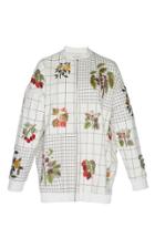 Rahul Mishra Checkered Berry Bomber Jacket