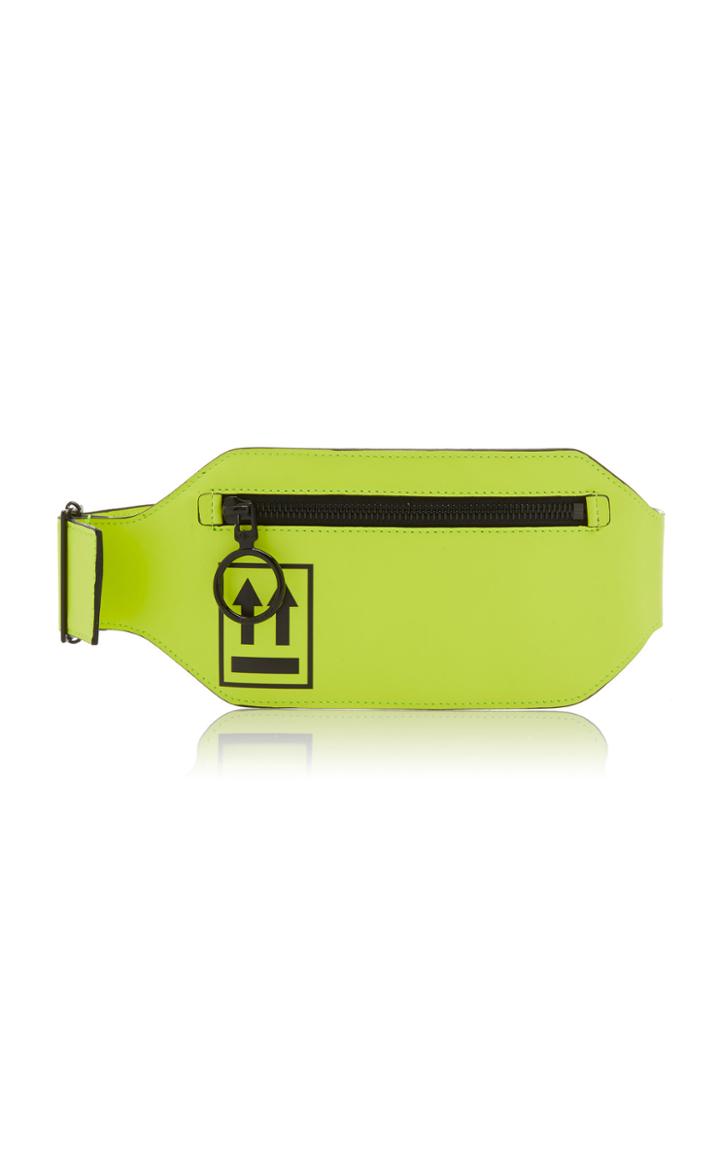 Off-white C/o Virgil Abloh Neon Leg Leather Pouch