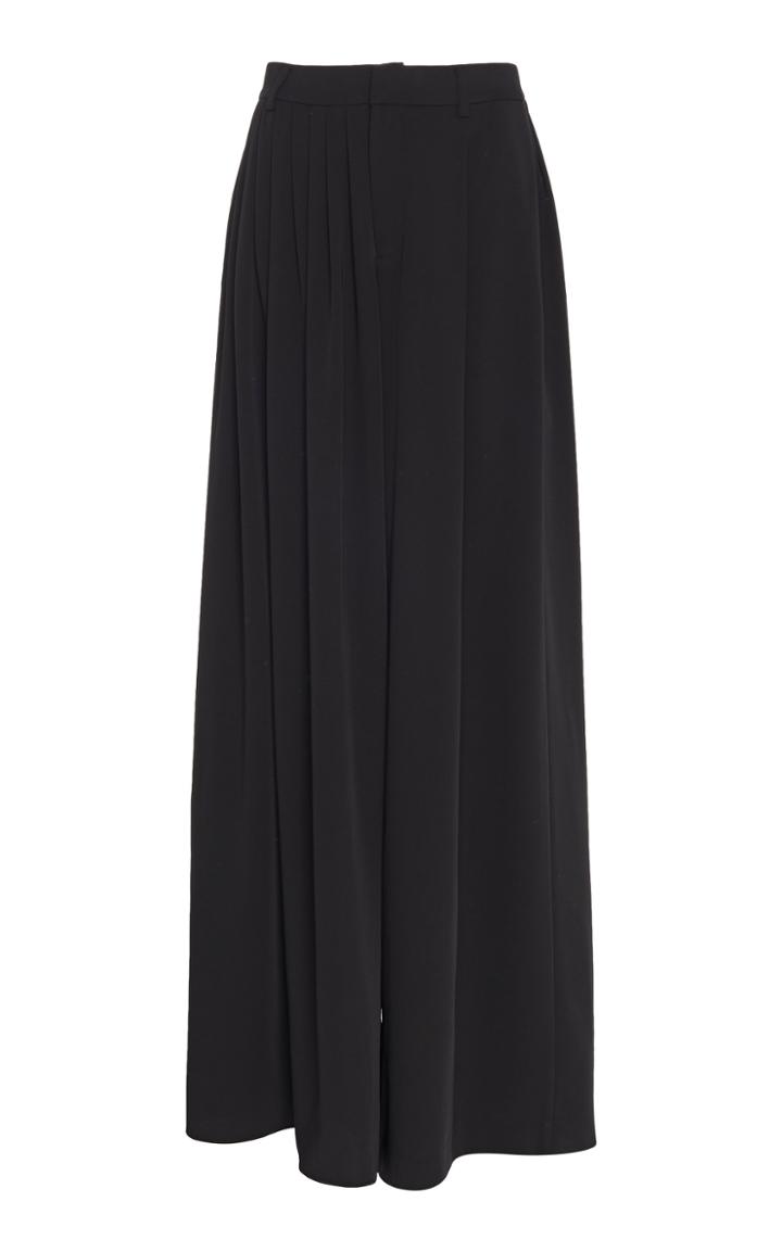 Moda Operandi Marta Jakubowski Lora Wide-leg Pleated Cady Pants Size: S