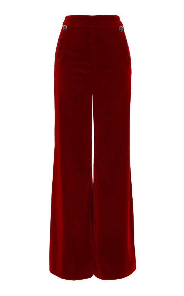 Temperley London Clove Velvet Trousers