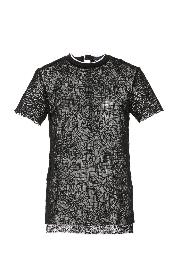 Proenza Schouler Knit Combo Leather Dress