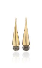 Devon Woodhill Tulip 18k Rose Gold Diamond Earrings