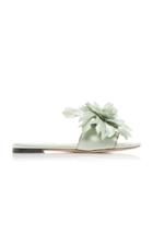 Rochas Satin Flower Slide