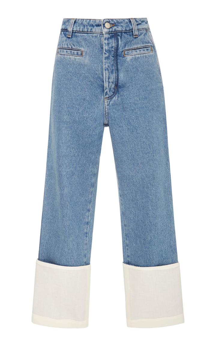 Loewe Fisherman Stonewashed Cuffed Jeans