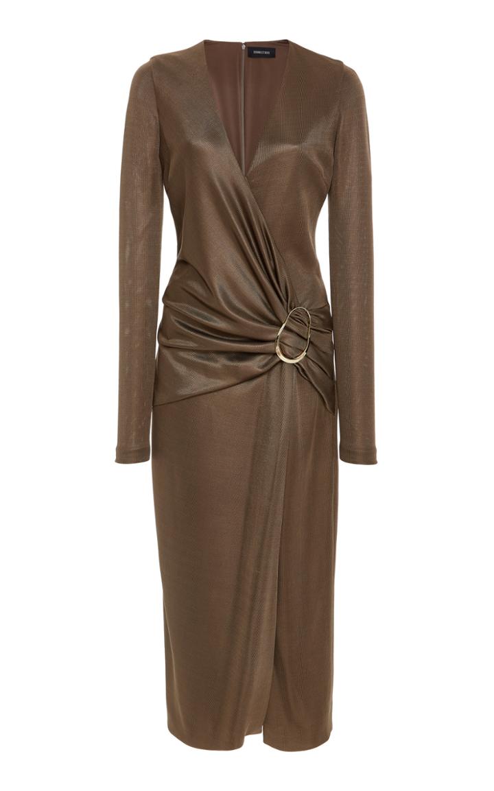 Cushnie Et Ochs Sahara Wrap Dress