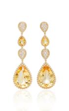 Boucheron Citrine Serpent Boheme Pendant Earrings