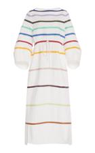Rosie Assoulin Striped Cotton Maxi Dress Size: Xs